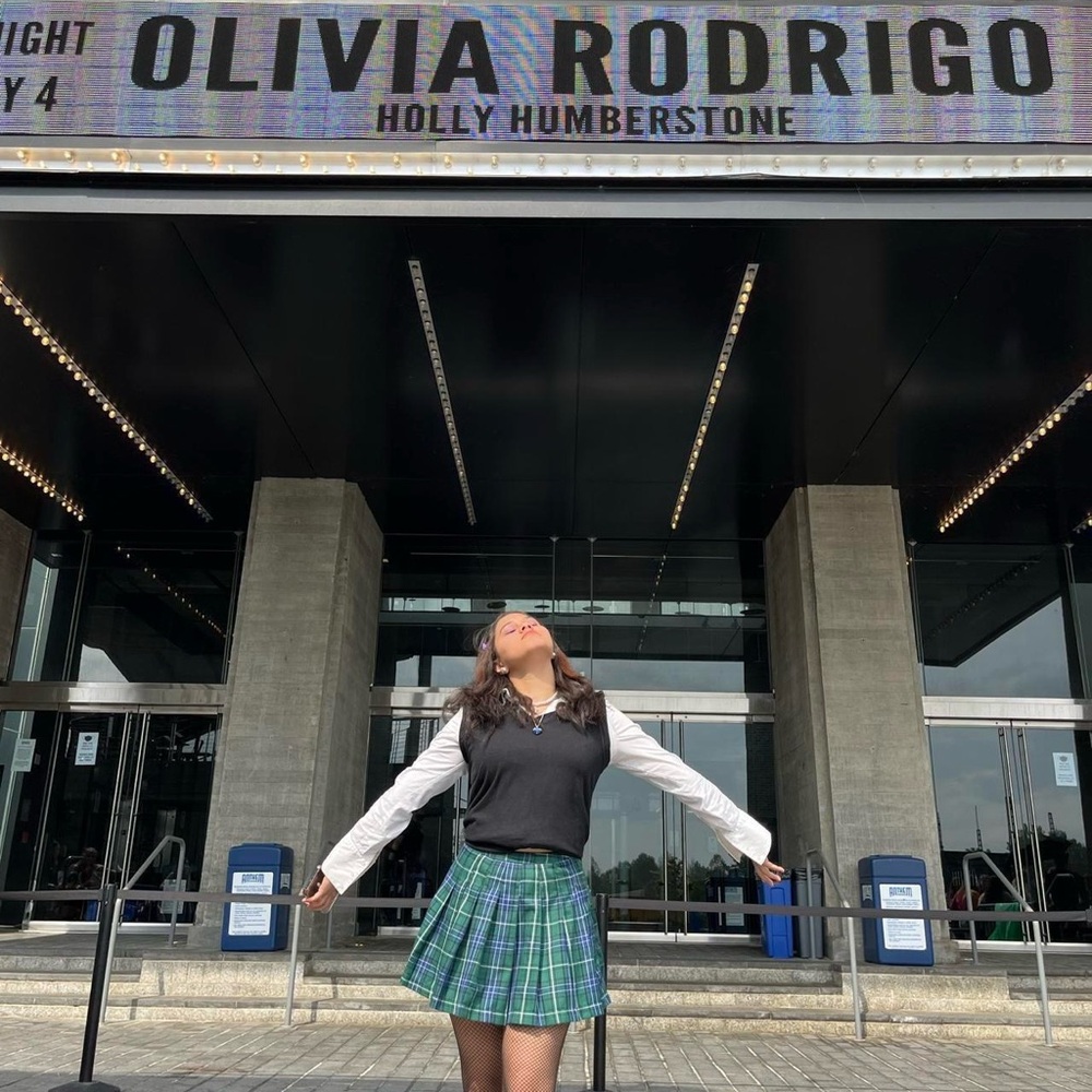 Plaid Green Skirt
